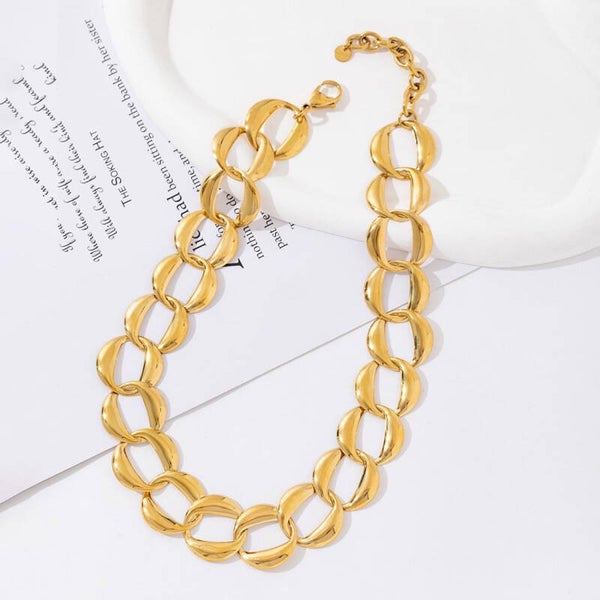 Gouden Chunky Schakelketting – Luxe & Trendy Statement Sieraad