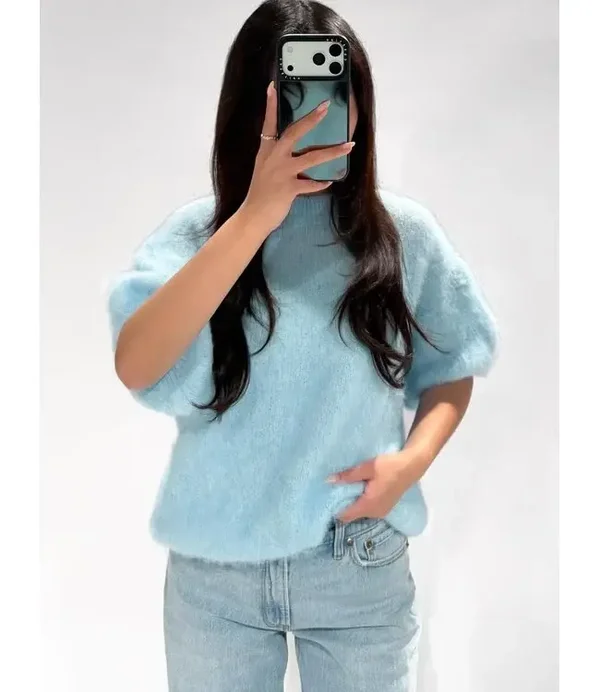 Kelly sweater sky blue