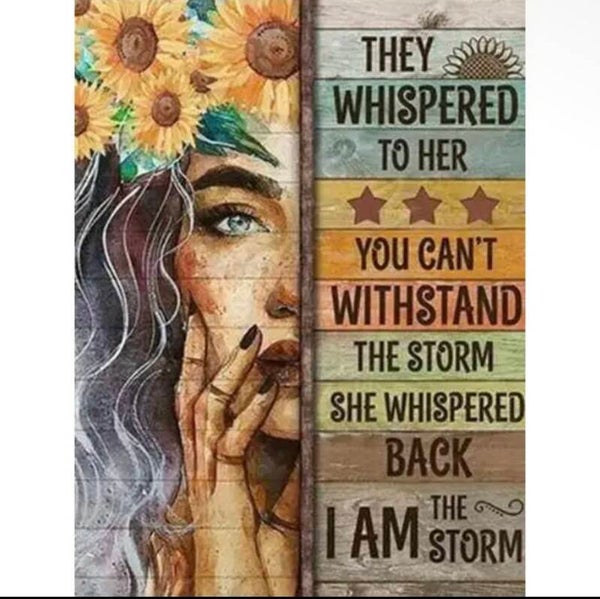 💎 Diamond Painting – I Am the Storm