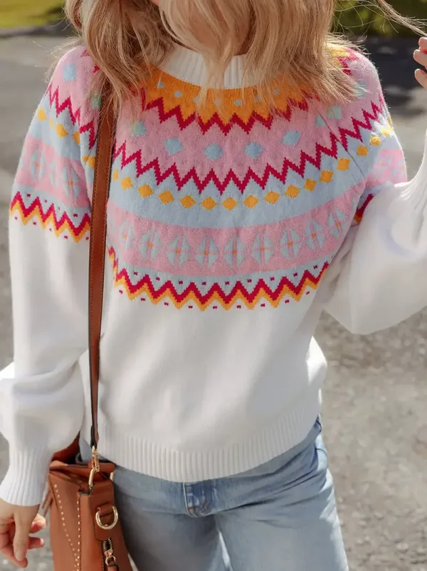 Geometrische Kleuren 🤍🧡🩷