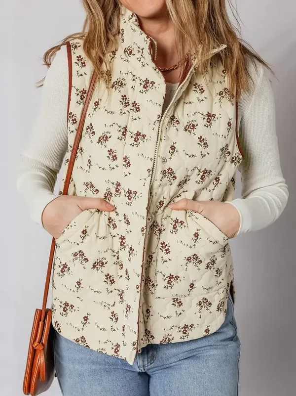 Vest met bloemenprint 💮