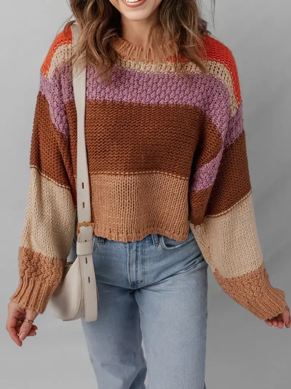 Kort gebreide trui 🍁