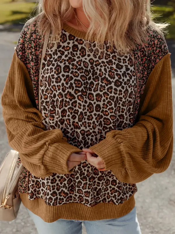 Luipaard bloemenprint 🤍🌺