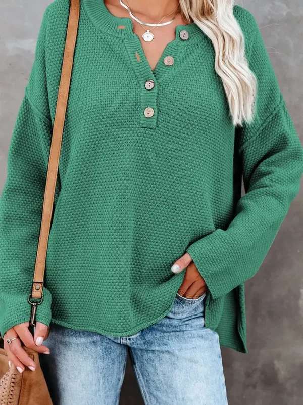 Groene Henley Trui 💚