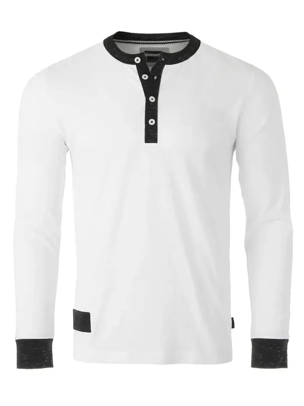 4 kleuren - Henley Shirt
