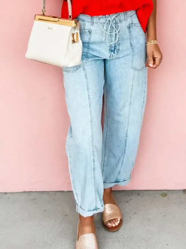 Jeans met detail 🩵