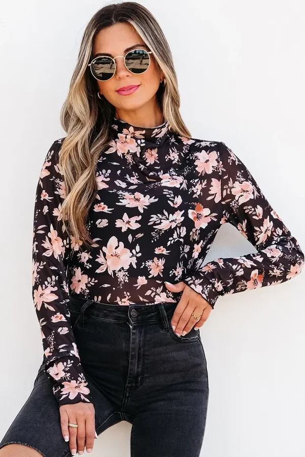 Zwart Bloemen Coltrui ⚫🌸