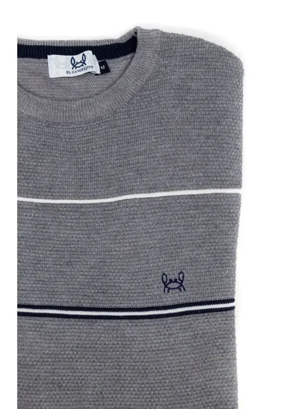 Grijs Gestreept Jersey