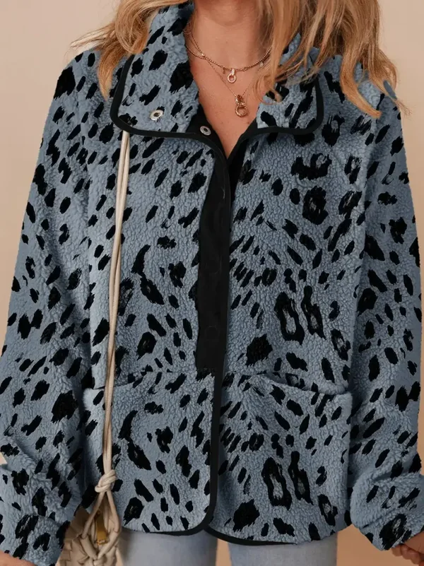 Fleece-jack 🐮print