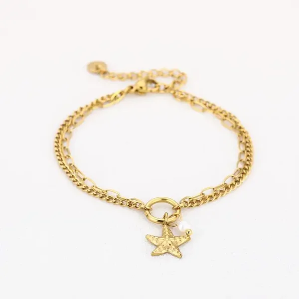 Bracelet golden star