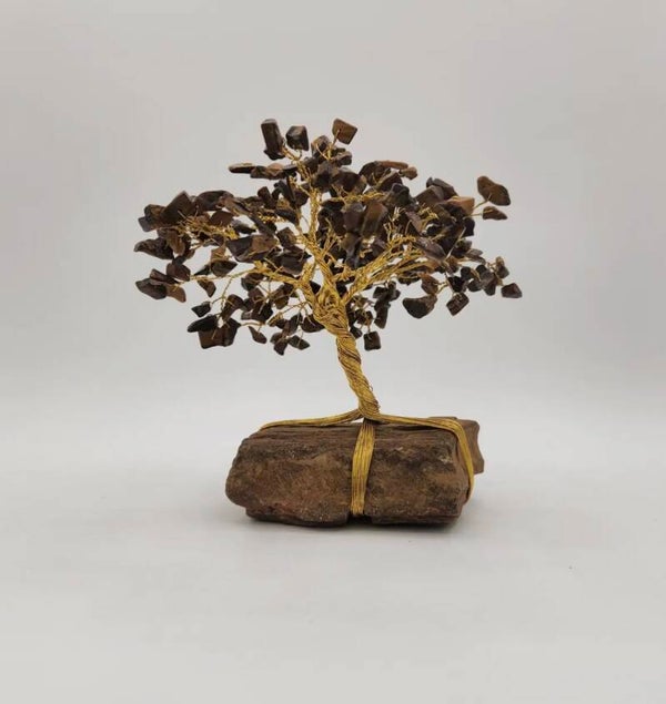 Edelsteenboom – Tijgeroog met Tijgeroogbasis