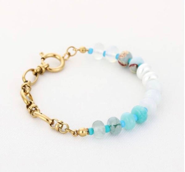 Stone Bracelet Gold
