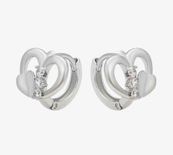 Earrings Heart & Glow