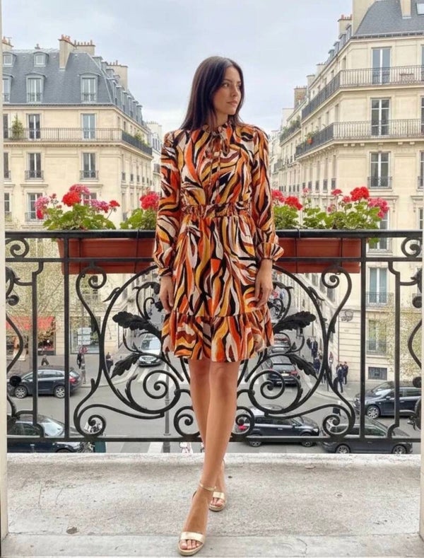 Vibrant Orange Dress