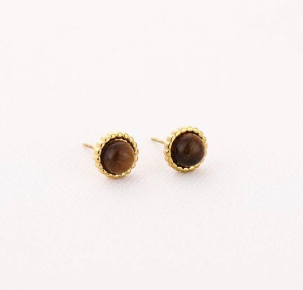 Nia Earstuds Brown
