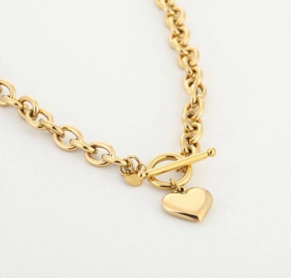Golden Heart Necklace