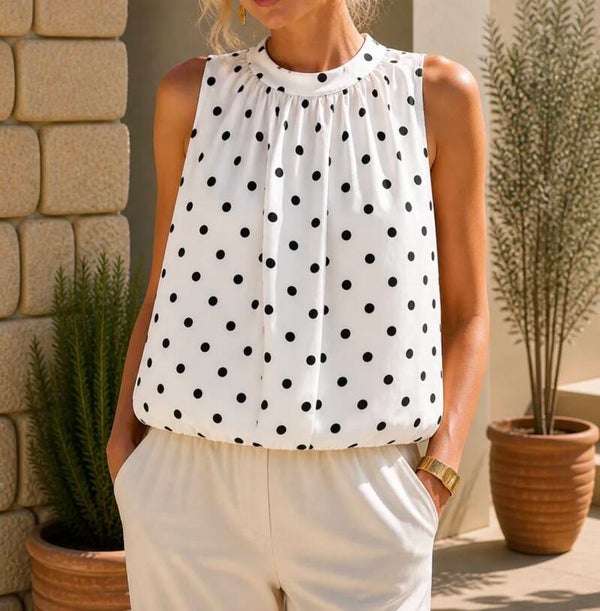 Elin Blouse - Polka Dots