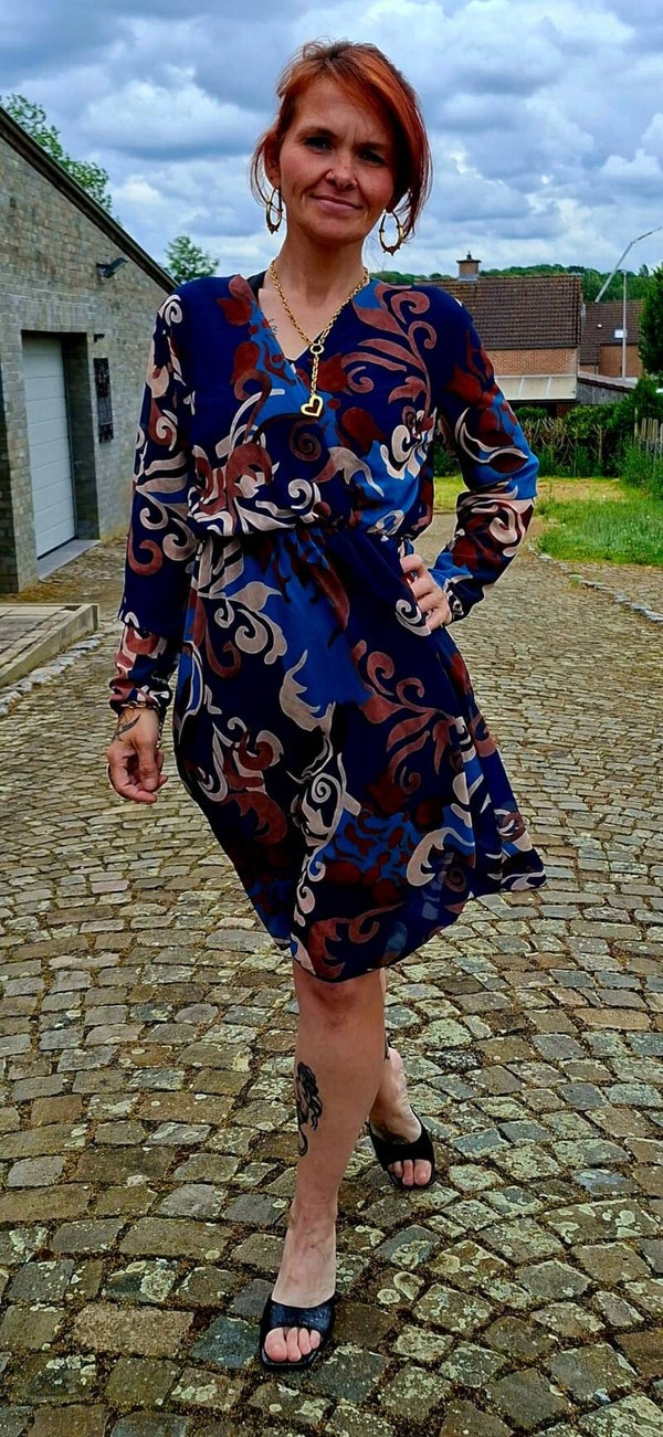 Bella Tri-Color Dress