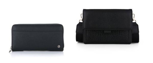 Set black (wallet-bag)