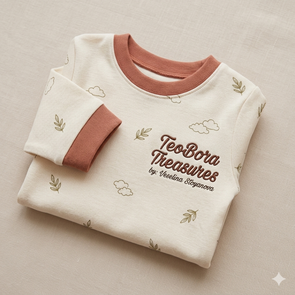 "Nature’s Touch" Organic Cotton Baby Sweatshirt