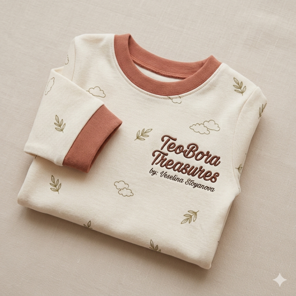 "Nature’s Touch" Organic Cotton Baby Sweatshirt