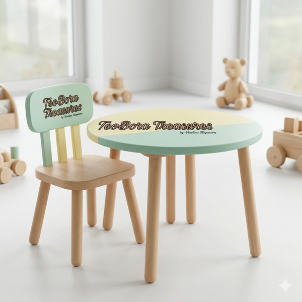 "TeoBora Home" Scandinavian Table & Chair Set