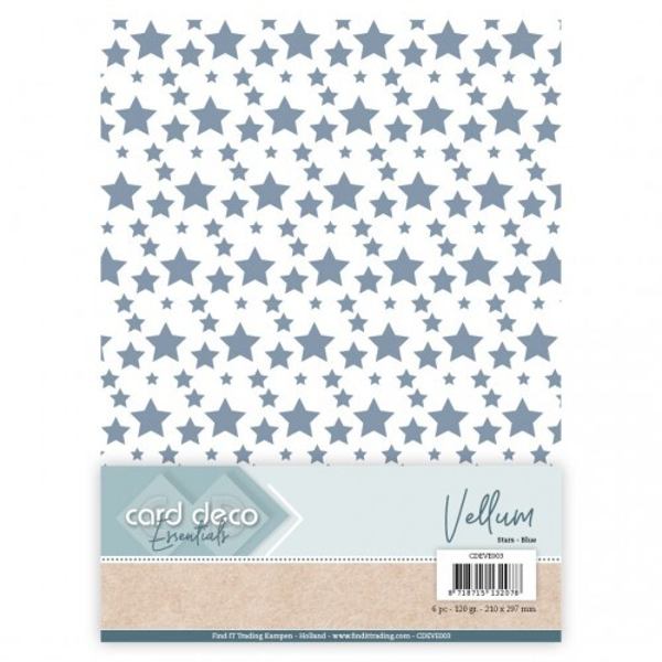 Vellum Stars Bleu