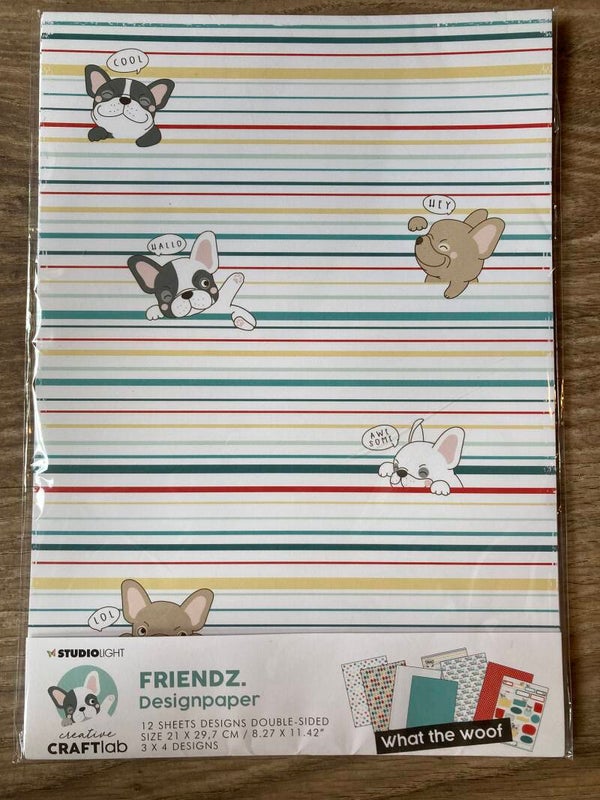 Friendz Design Paper What the Woof nr 02