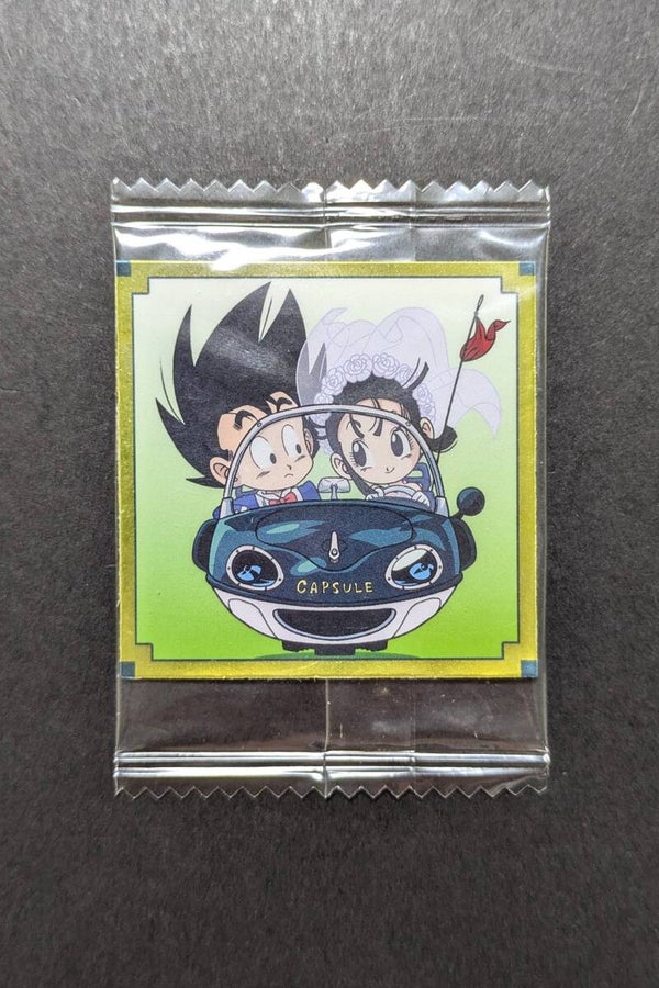 Chou Senshi Sticker Wafer - 16-14 N+ - Son Goku & Chichi