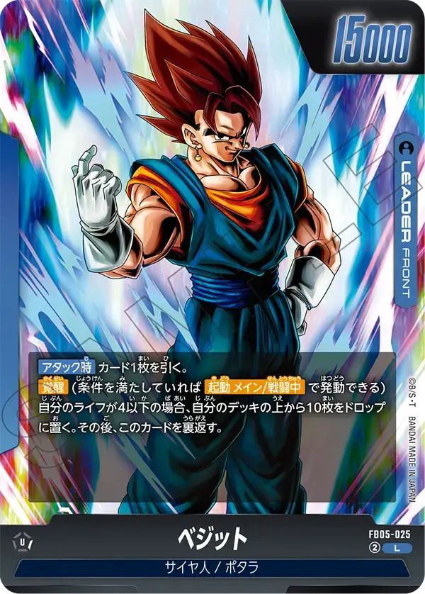 FB05-025 Leader - Fusion World - Vegetto