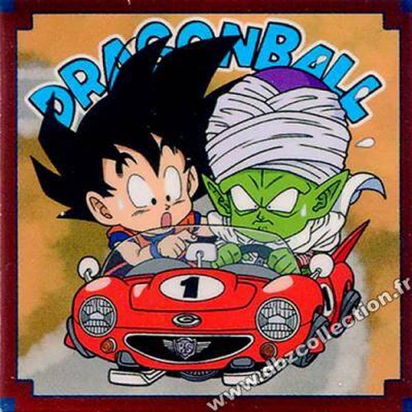 Chou Senshi Sticker Wafer Z - 16-16 N+ - Son Goku & Piccolo