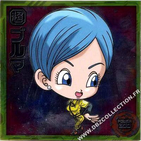 Chou Senshi Sticker Wafer - 6-02 N - Bulma
