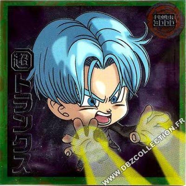 Chou Senshi Sticker Wafer - 6-08 N - Trunks