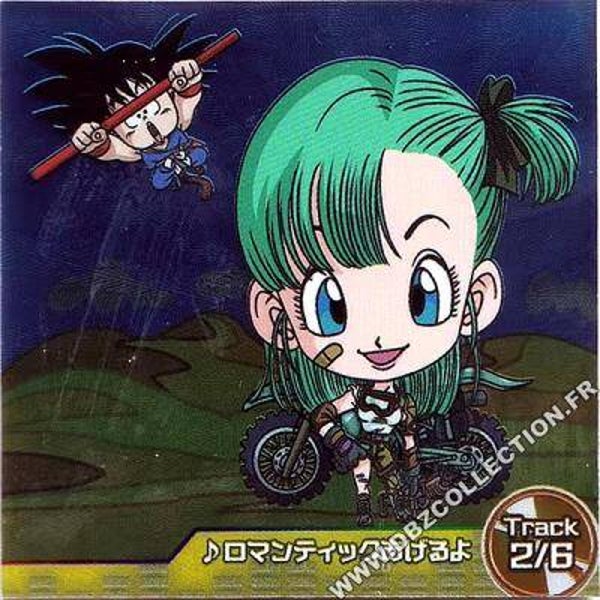 Chou Senshi Sticker Wafer - 6-17 R - Bulma