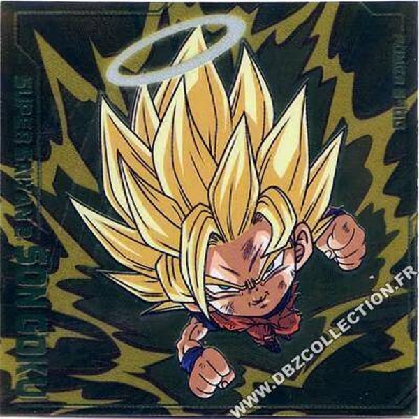 Chou Senshi Sticker Wafer - 6-22 GDR - Son Goku