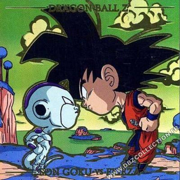 Chou Senshi Sticker Wafer - 13-32 SEC - Son Goku & Freezer