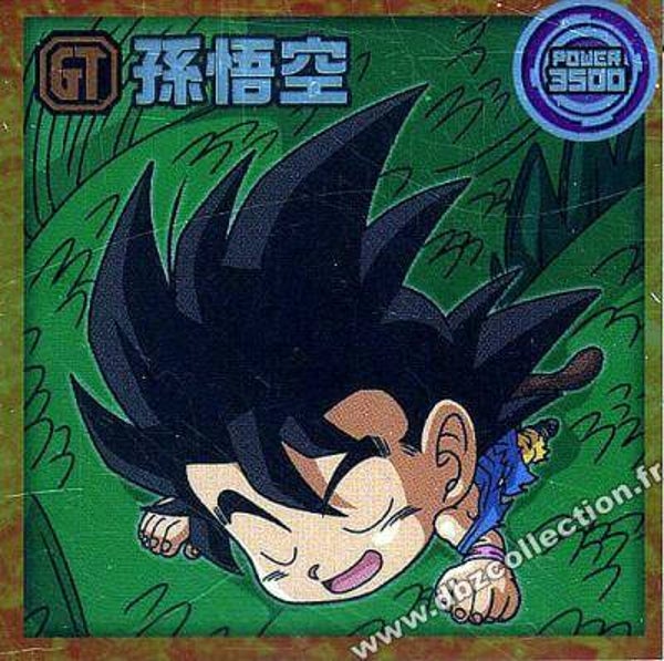 Chou Senshi Sticker Wafer - 14-12 N - Son Goku