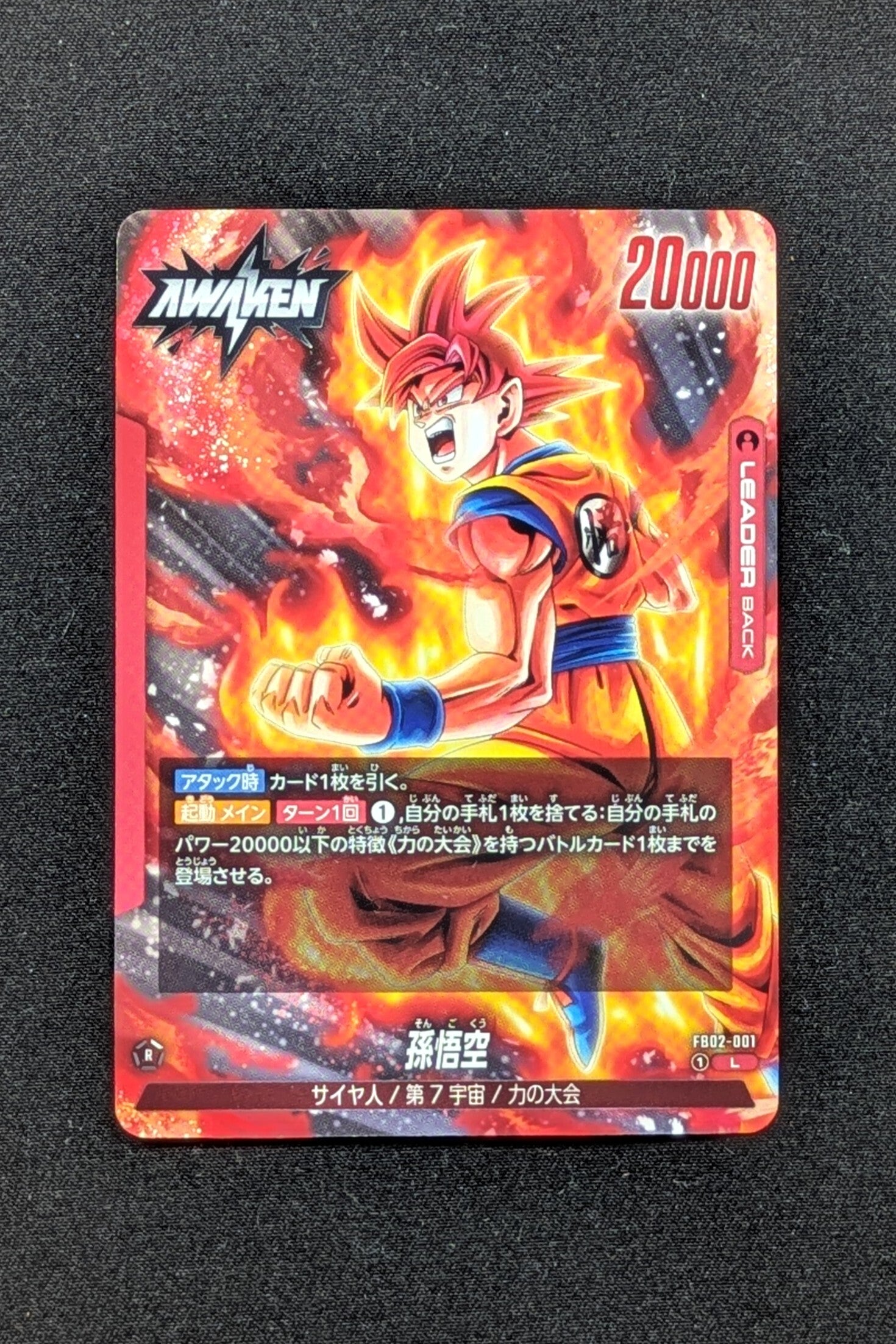 FB02-001 Leader - Fusion World - Son Goku