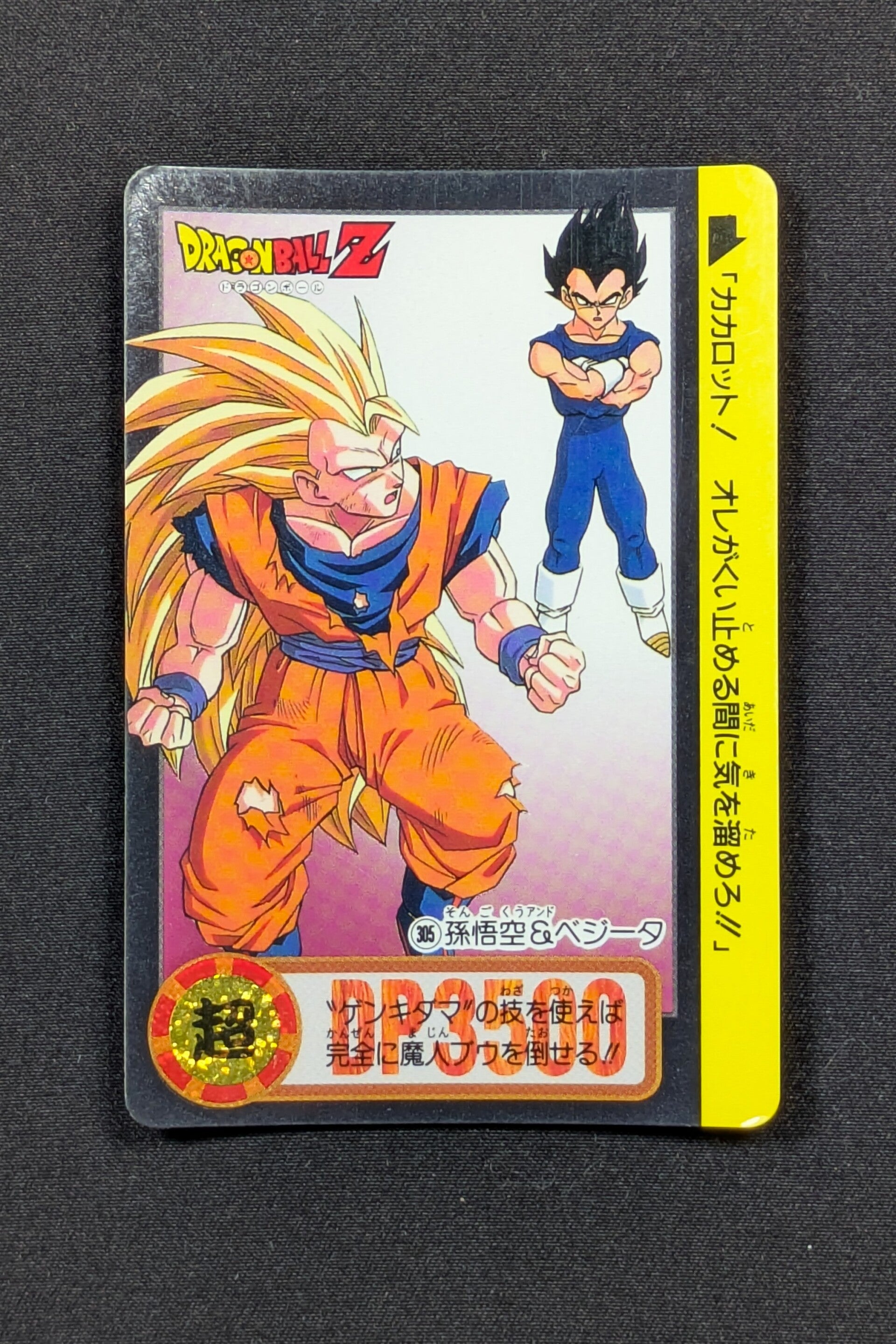 Carddass Hondan Jap. Part 24 - 305 - Son Goku & Vegeta