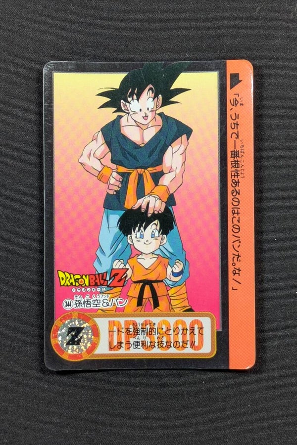 Carddass Hondan Jap. Part 25 - 344 - Son Gohan & Pan