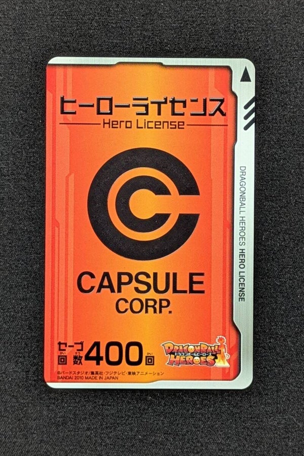 Hero Licence Card - Capsule Corp - 100