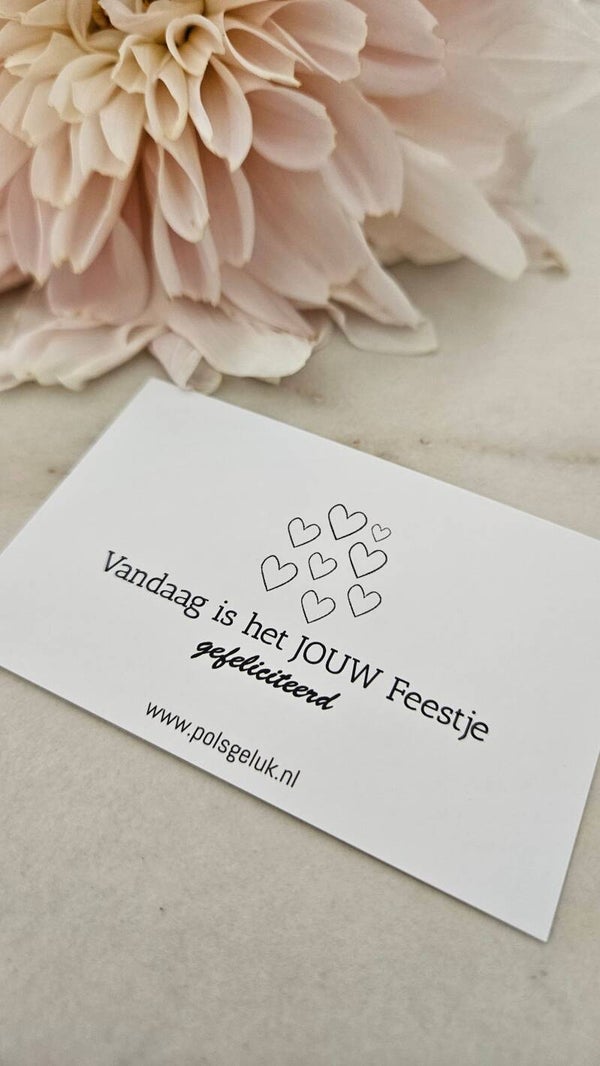 Vandaag is het JOUW feestje