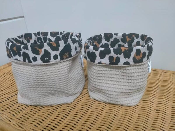 commodemandjes (2) Wafel en Panterprint