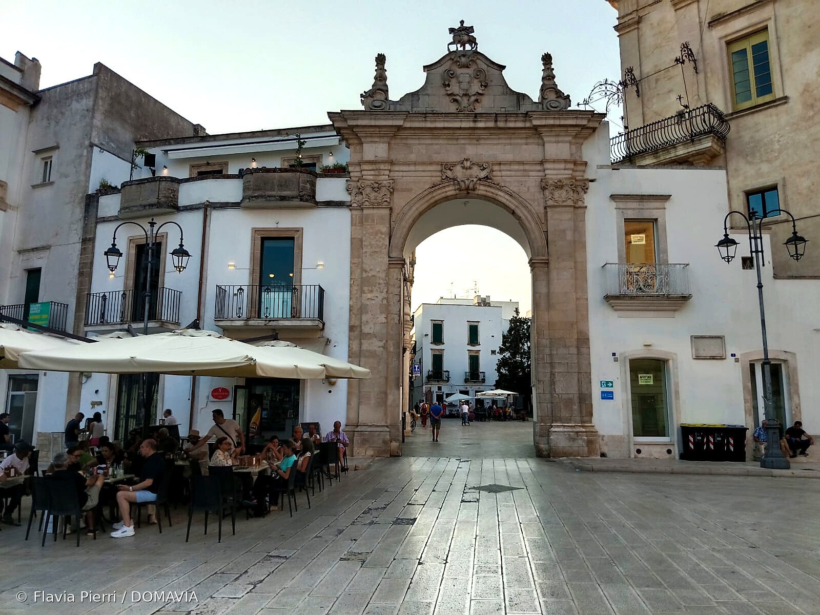 Arco di Santo Stefano leading into the historic centre of Martina Franca, Puglia