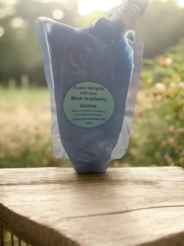 Blue raspberry slushi