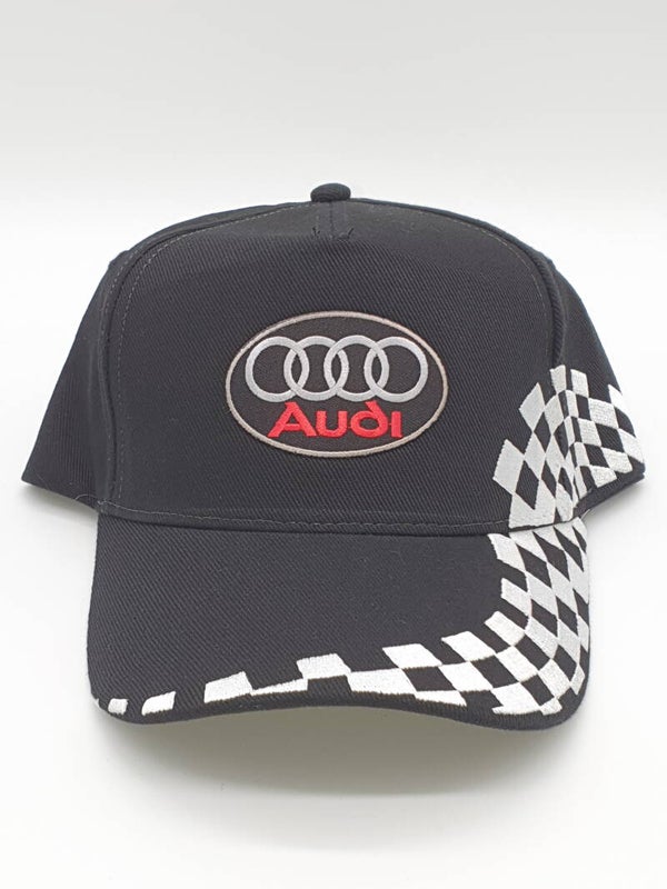 Cap Audi racing zwart/wit