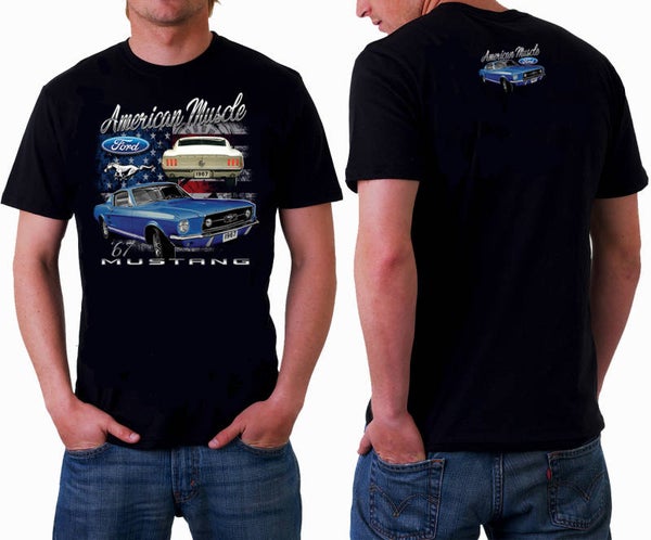 T shirt American Muscle Mustang 67