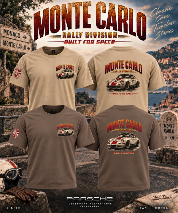 T shirt Monte Carlo Rally (911)