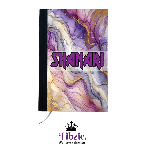 Alcohol Ink Print Fabric Journal
