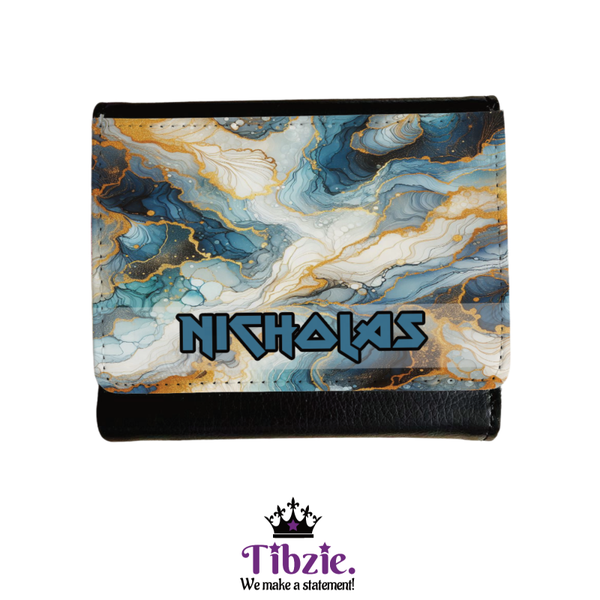 Alcohol Ink Print Wallet
